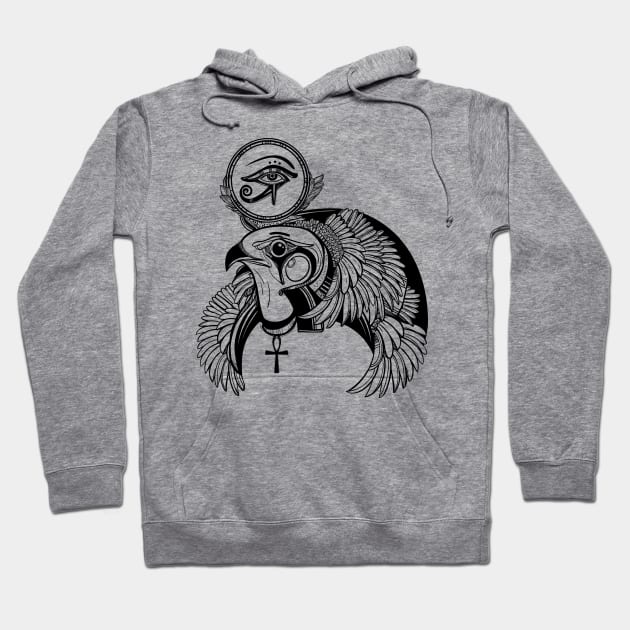 Eagle Ancient Egyptian Hoodie by DISOBEY